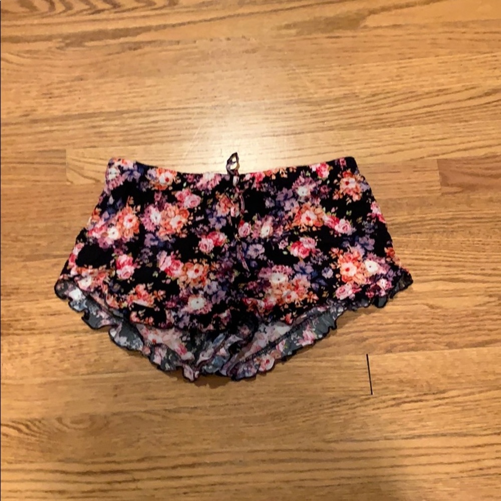 Cotton Candy floral shorts
